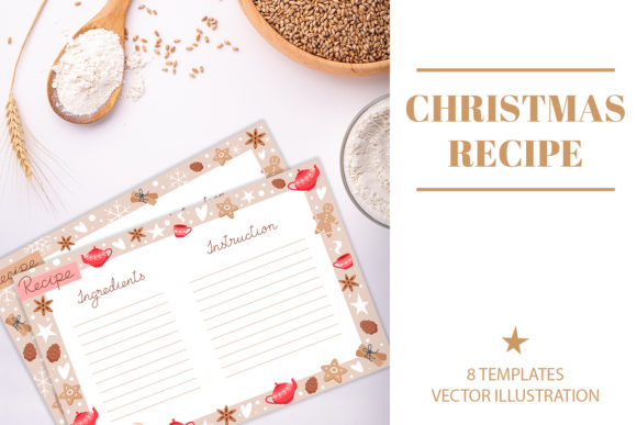 Christmas Baking Recipe Templates: Your Design Secret Weapon