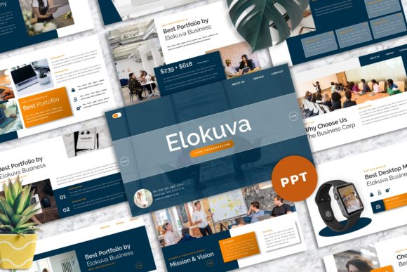 Elokuva: A Flexible Template for Professional Presentations