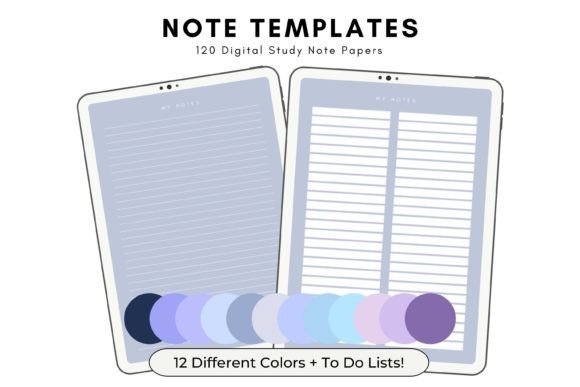 Icy Digital Note Templates: Your Cool New Study Companion