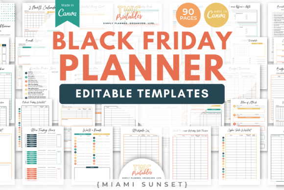Master Your Black Friday Sales with Canva Planner Templates