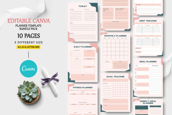 Master Your Schedule with Editable Canva Planner Templates