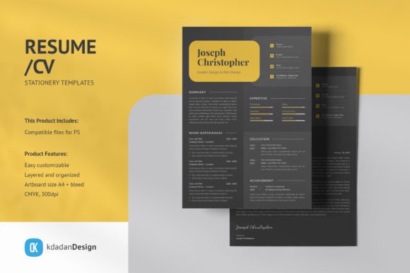 Modernize Your Professional Profile: Resume CV PSD Vol 163