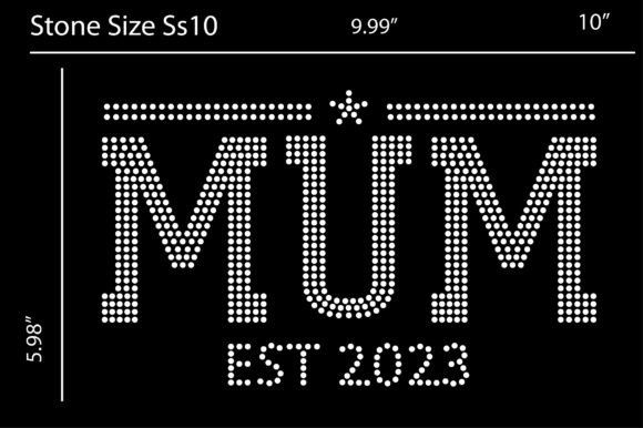 Mum, Rhinestone Design Templates: A Sparkling Asset for Modern Creators