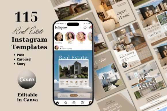 Real Estate Instagram Templates Canva Bu: Elevate Your Digital Branding