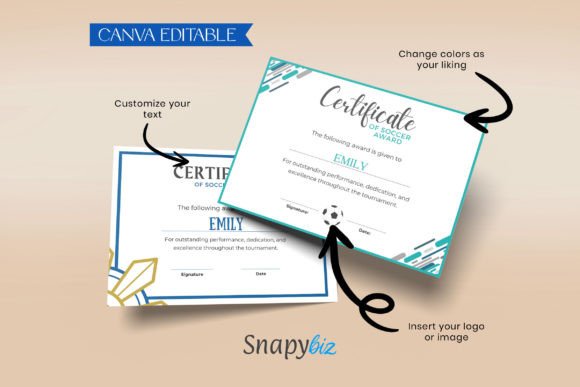 Score Big with Editable Soccer Award Certificates