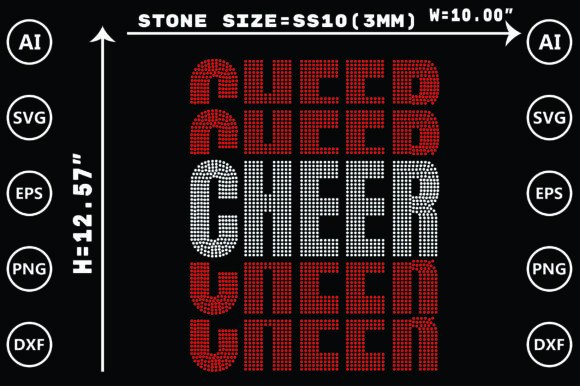 Sparkle and Spirit: Using Cheer Rhinestone Templates