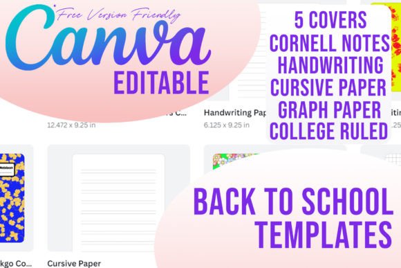 Streamline Your Creative Workflow with Back to School Canva Editable Templates