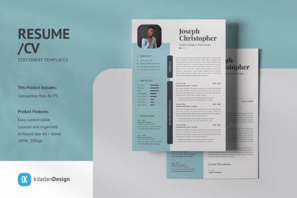Streamline Your Job Hunt with Resume/CV PSD Design Templates Vol 179