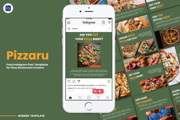 Streamline Your Pizzeria's Feed with Pizzaru Instagram Templates