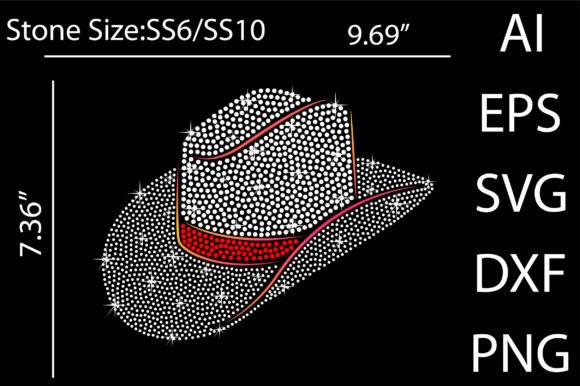 Stunning Cowboy Hat Rhinestone Templates for Creative Projects