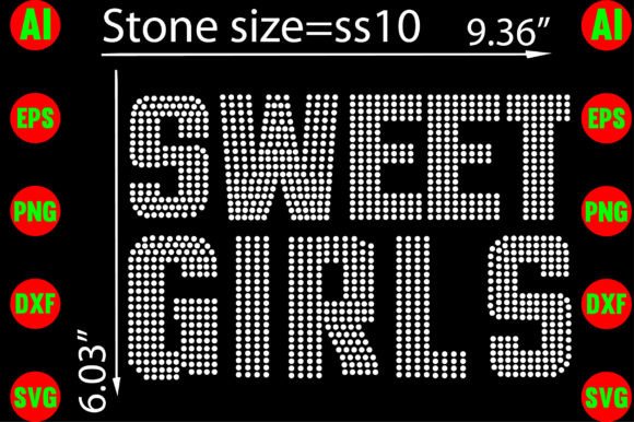 Sweet Girl Rhinestone Templates: Beyond the Font File