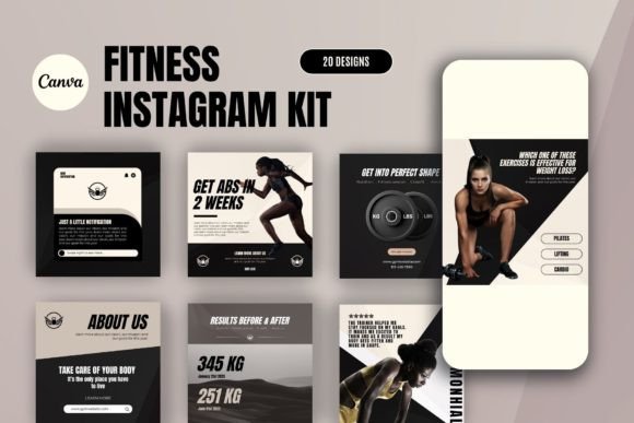 Transform Your Feed: Mastering Fitness Instagram Templates