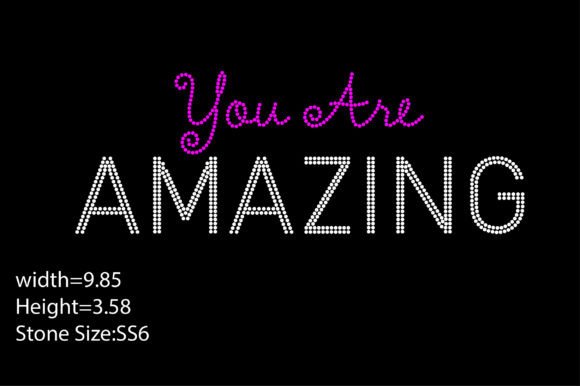Why You Are Amazing Rhinestone Templates is a Must-Have Design Asset