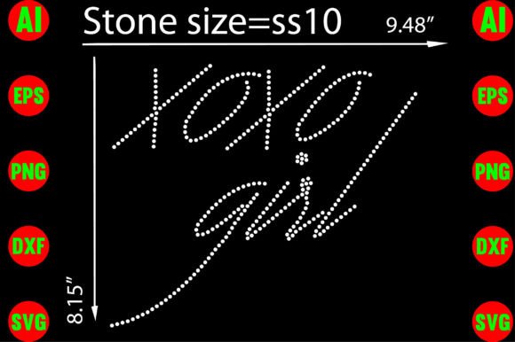 Xoxo Girl Rhinestone Templates: A Sparkle for Your Brand